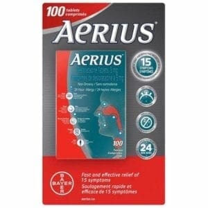 A package of aerius disposable masks