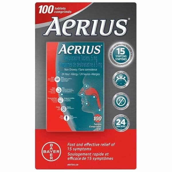 A package of aerius disposable masks
