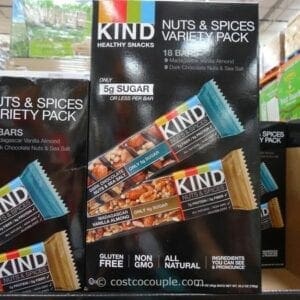 A display of kind bars in a store.