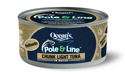 A can of tuna is shown in this image.