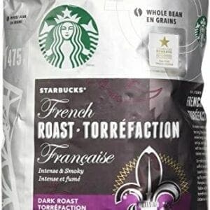 A bag of starbucks coffee is shown.