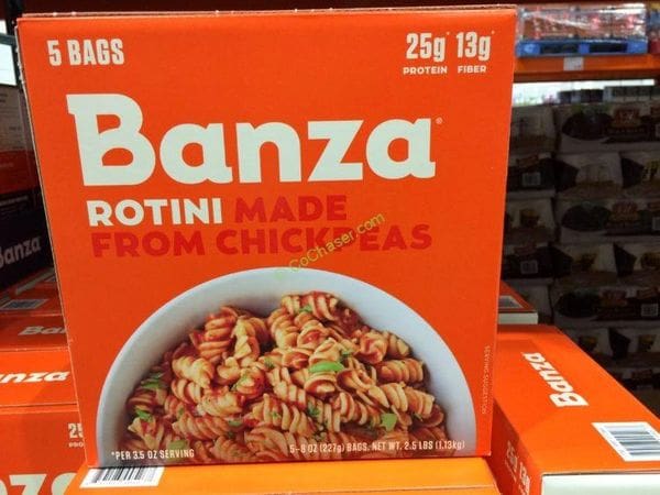A box of pasta sitting on top of a shelf.
