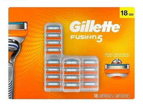 Gillette fusion 5 razor blades 1 0 pack with travel case