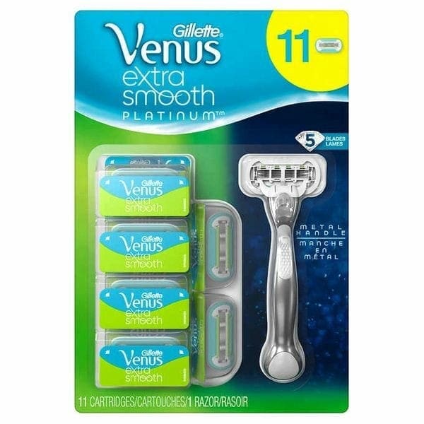 Gillette venus extra smooth facial razor with 1 1 refills