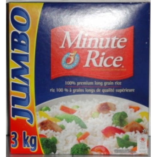 Minute Rice Instant White Rice 3kg - GP2U