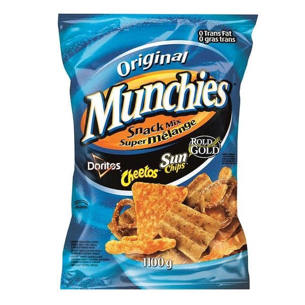 A bag of munchies snack food.