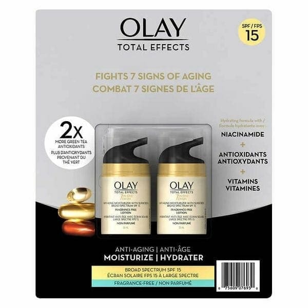Olay total effects moisturizer duo pack