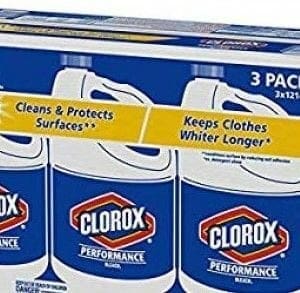 A box of clorox cleaner