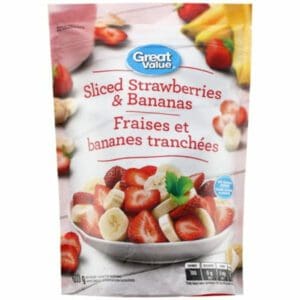 Great Value Sliced Strawberry & Banana has great taste.