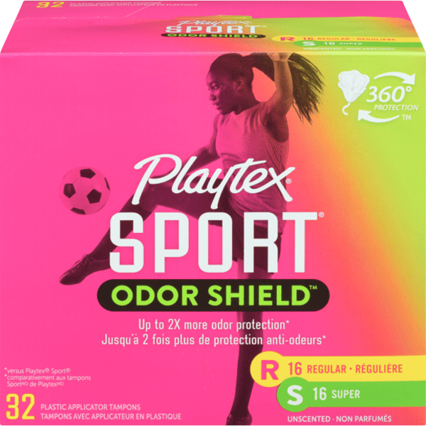 Playtex Sport Fresh Balance Odor Shield Tampons Multipack.