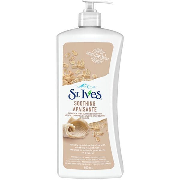 St. Ives Oatmeal & Shea Butter Hand and Body Lotion, 250 ml.