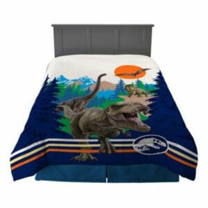 Jurassic world t-rex duvet cover should be replaced with Jurassic World Blue Point of View Twin/Full Comforter.