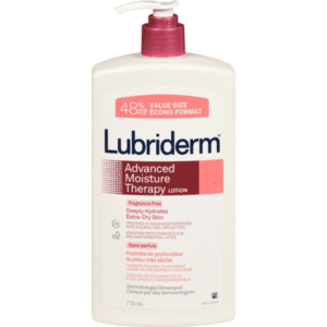 LUBRIDERM Advanced Moisture Therapy Lotion.