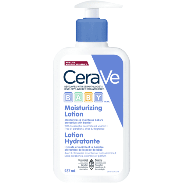 CeraVe Baby Moisturizing Lotion with hyaluronic acid.