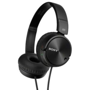 The Sony MDRZX110NC Noise Cancelling Headphones are shown on a white background.