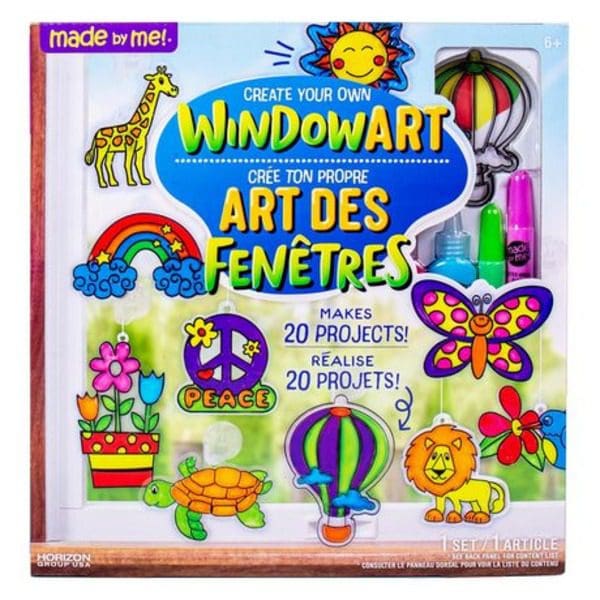 Windowmart art des Made By Me Create Your Own Window Art Craft Kit févriers.