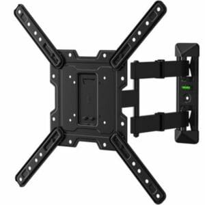 An Onn. Full Motion TV Wall Mount for a flat screen television.