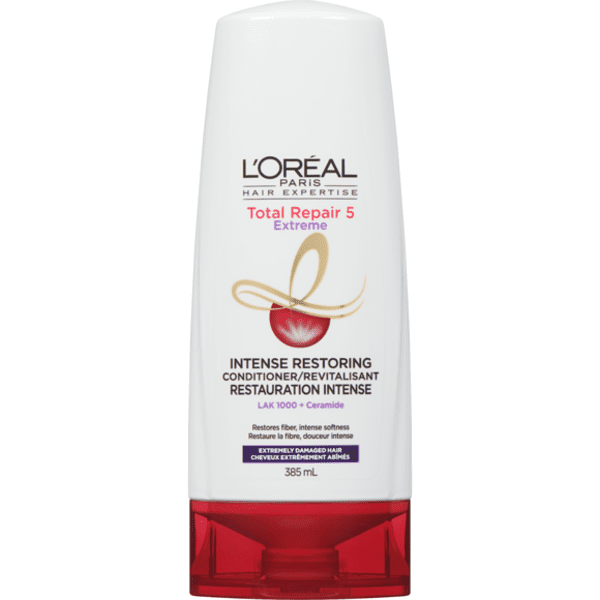 L'Oreal Advanced Haircare Total Repair Extreme Reconstructing Conditioner is an intense restoring sham.