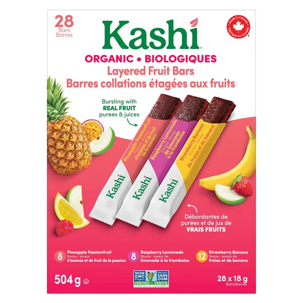 Kashi Layered Fruit Bars organic & boulangeries fruit bars.