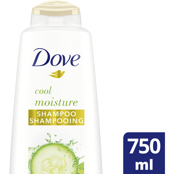 Dove Go Fresh Cool Moist Shampoo 750ml.