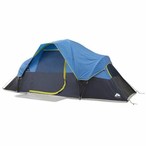 A Ozark Trail 8-Person Dome Tent on a white background.