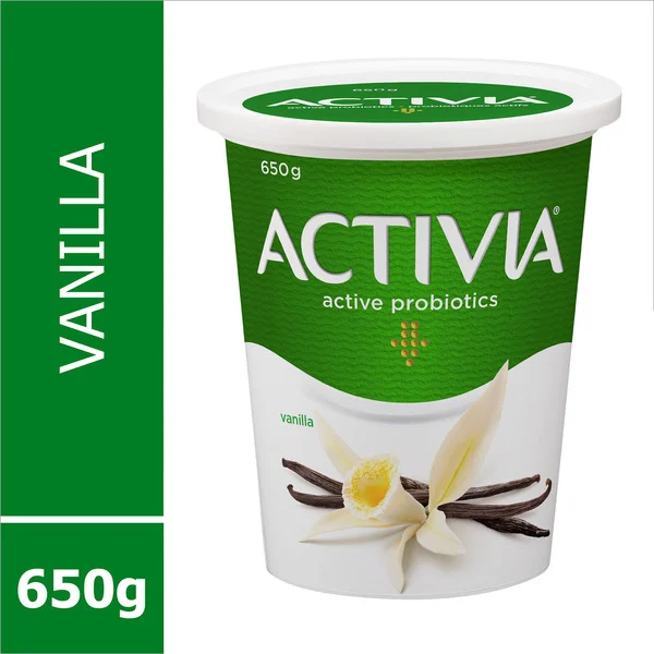 Activia Yogurt With Probiotics, Vanilla Flavour - 500g.