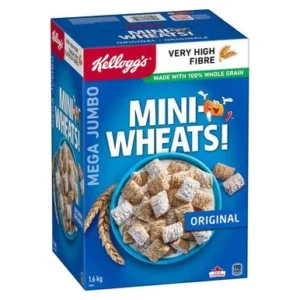 Kellogg's Mini-Wheats Original Cereal in a box.