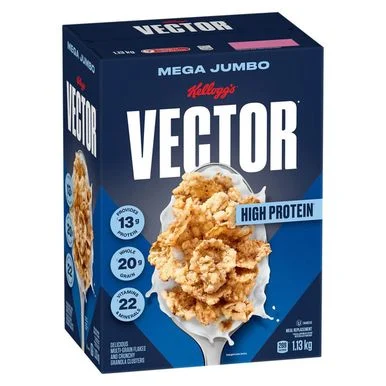 A box of Kelloggs Vector Cereal.