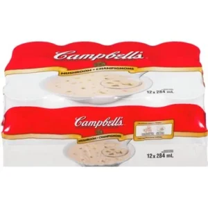 Campbell's cream of mushroom soup - 12 oz - pack of 2.