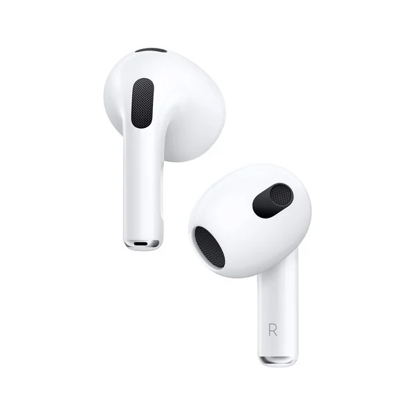 Two Apple Airpods 3rd Gen With MagSafe Charging Case are shown on a white background.