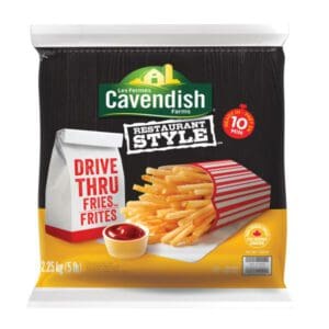 Cavendish Farms Drive Through Fries in color image.