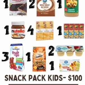 Snack Pack Kids 100 dollar is helping to provide affordable food options.