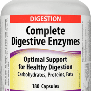 Webber Naturals Complete Digestive Enzymes 180 Capsules