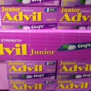 Junior Strength Advil Grape/Raisin 100mg